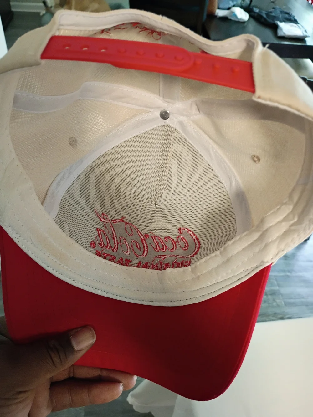 Coca-Cola Original Taste Two-Tone Baseball Cap - Red & Cream